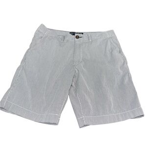 American Eagle Classic Stripe Cotton Chino Shorts men’s Size 33